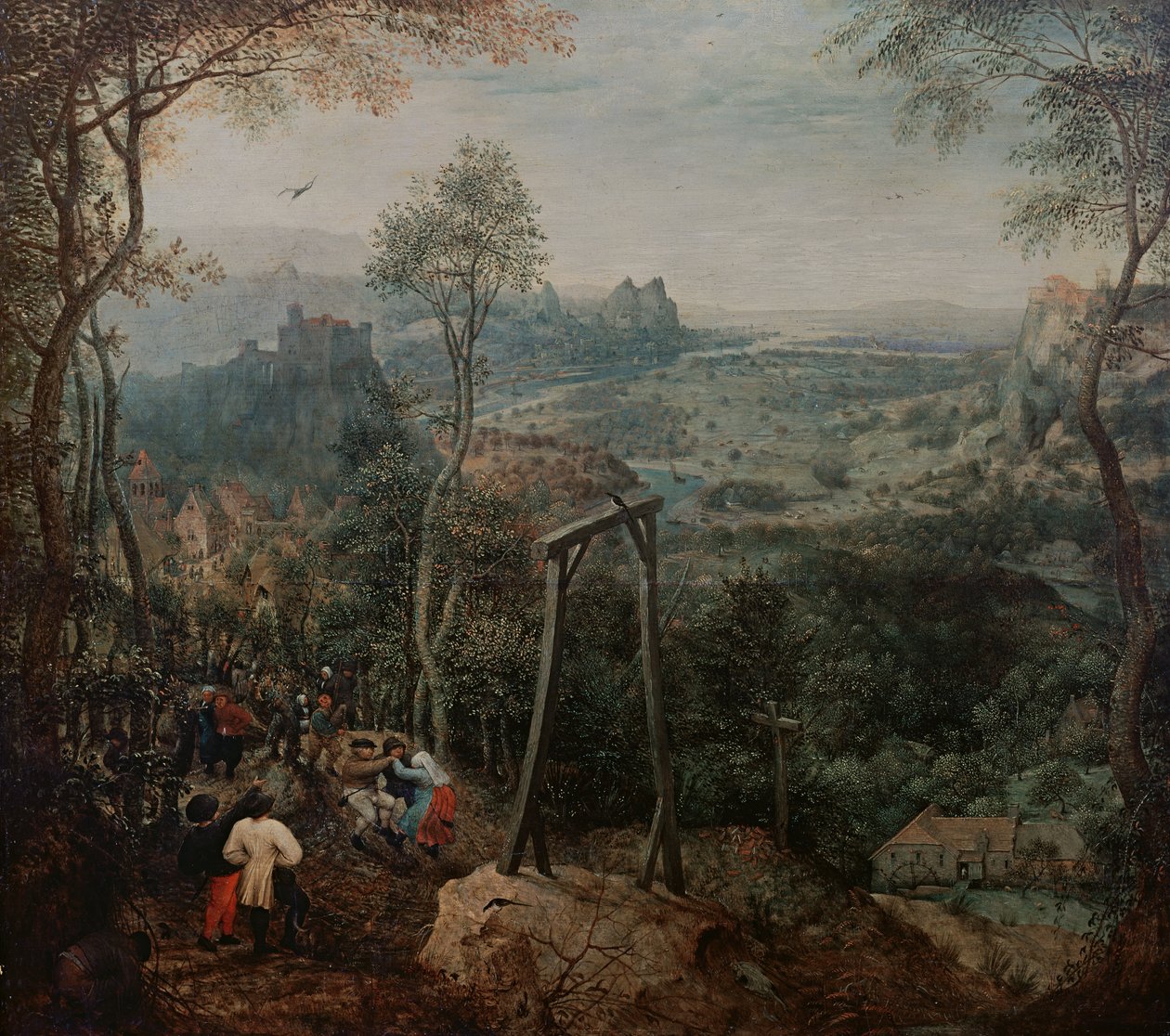 Straka na šibenici, 1568 od Pieter Bruegel the Elder
