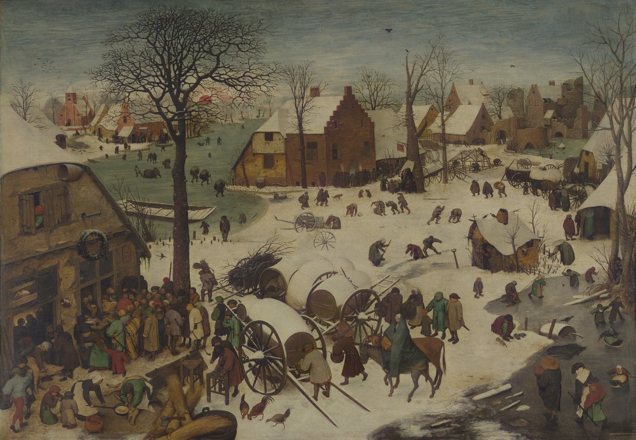 Číslování v Betlémě od Pieter Bruegel the Elder