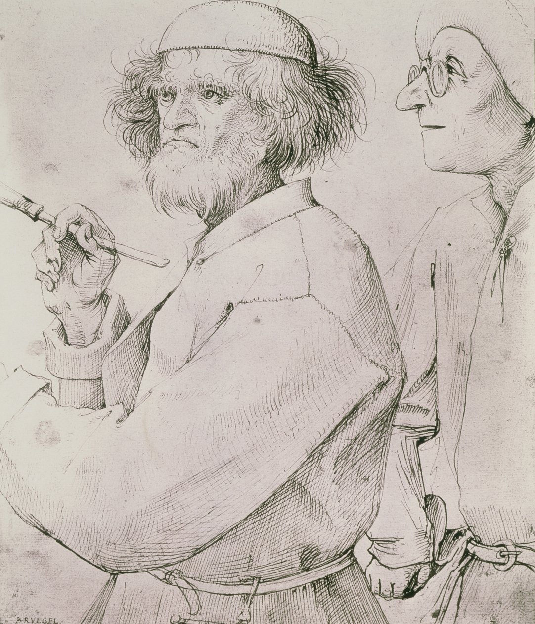 Malíř a milovník umění od Pieter Bruegel the Elder