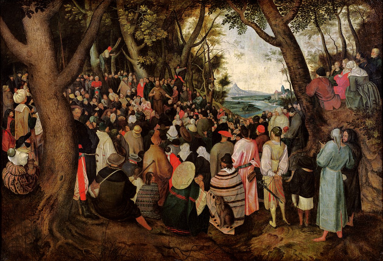 Kázání svatého Jana Křtitele od Pieter Bruegel the Elder