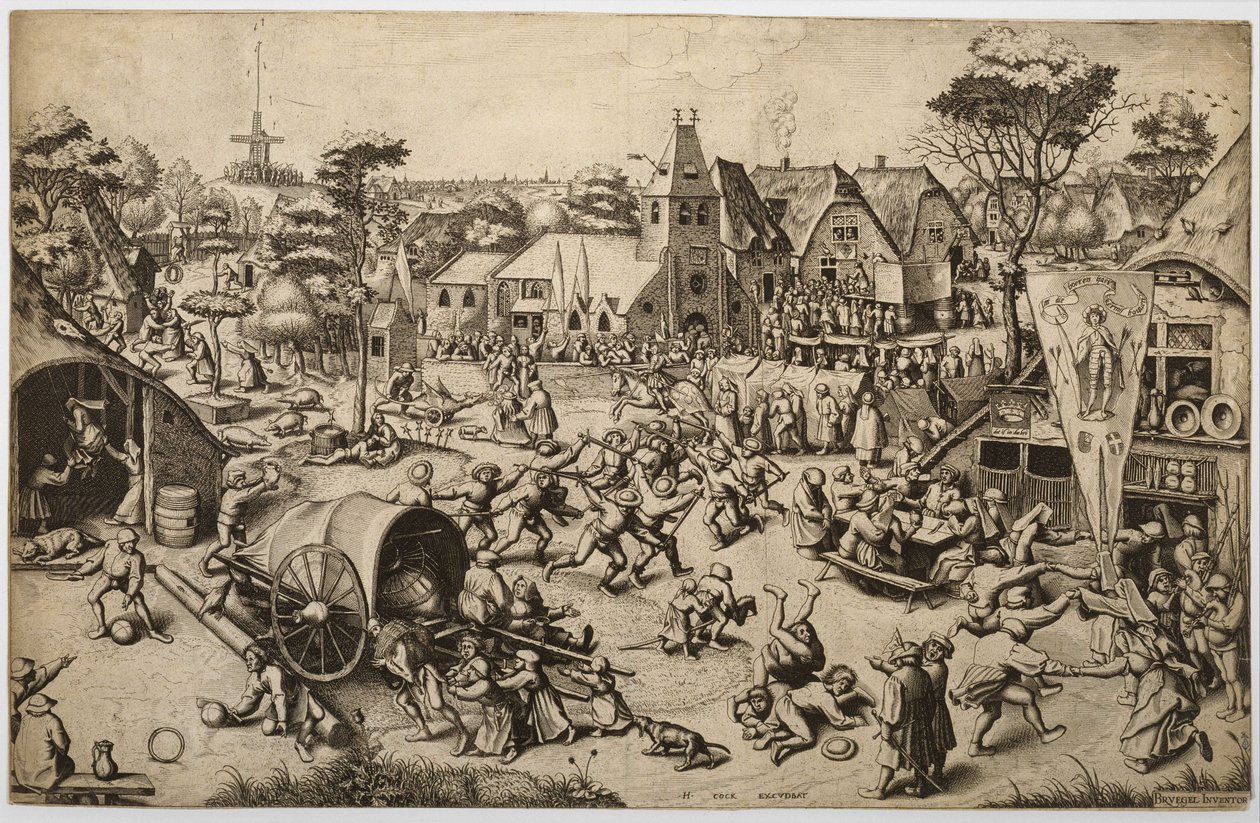 Veletrh svatého Jiří od Pieter Bruegel the Elder