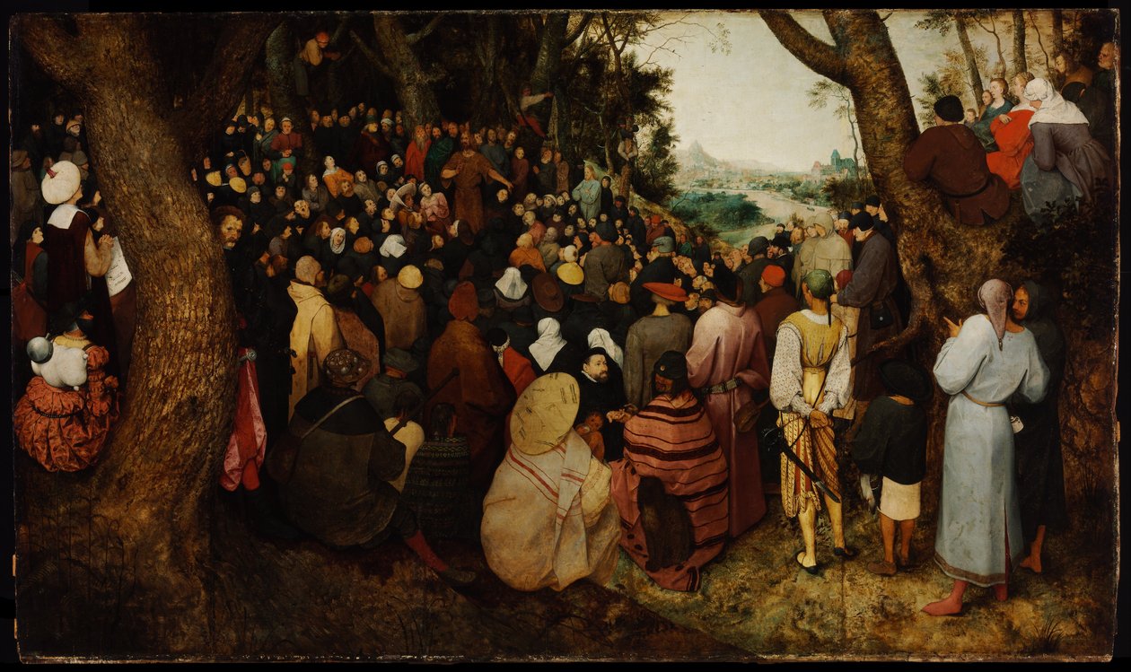 Kázání svatého Jana Křtitele od Pieter Bruegel the Elder