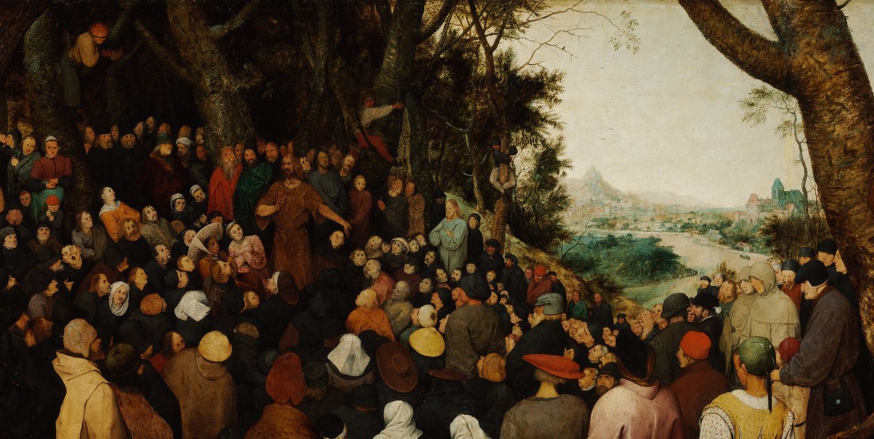 Kázání svatého Jana Křtitele, detail od Pieter Bruegel the Elder
