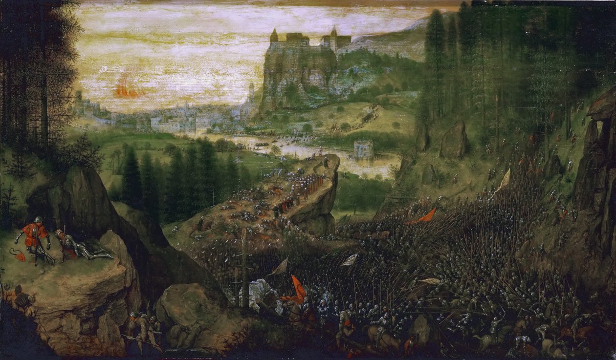 Saulova sebevražda od Pieter Bruegel the Elder