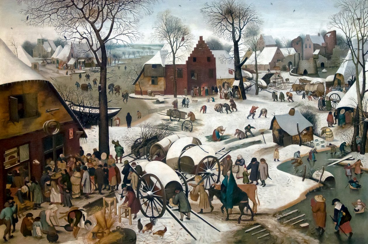 Sčítání lidu od Pieter Brueghel the Younger