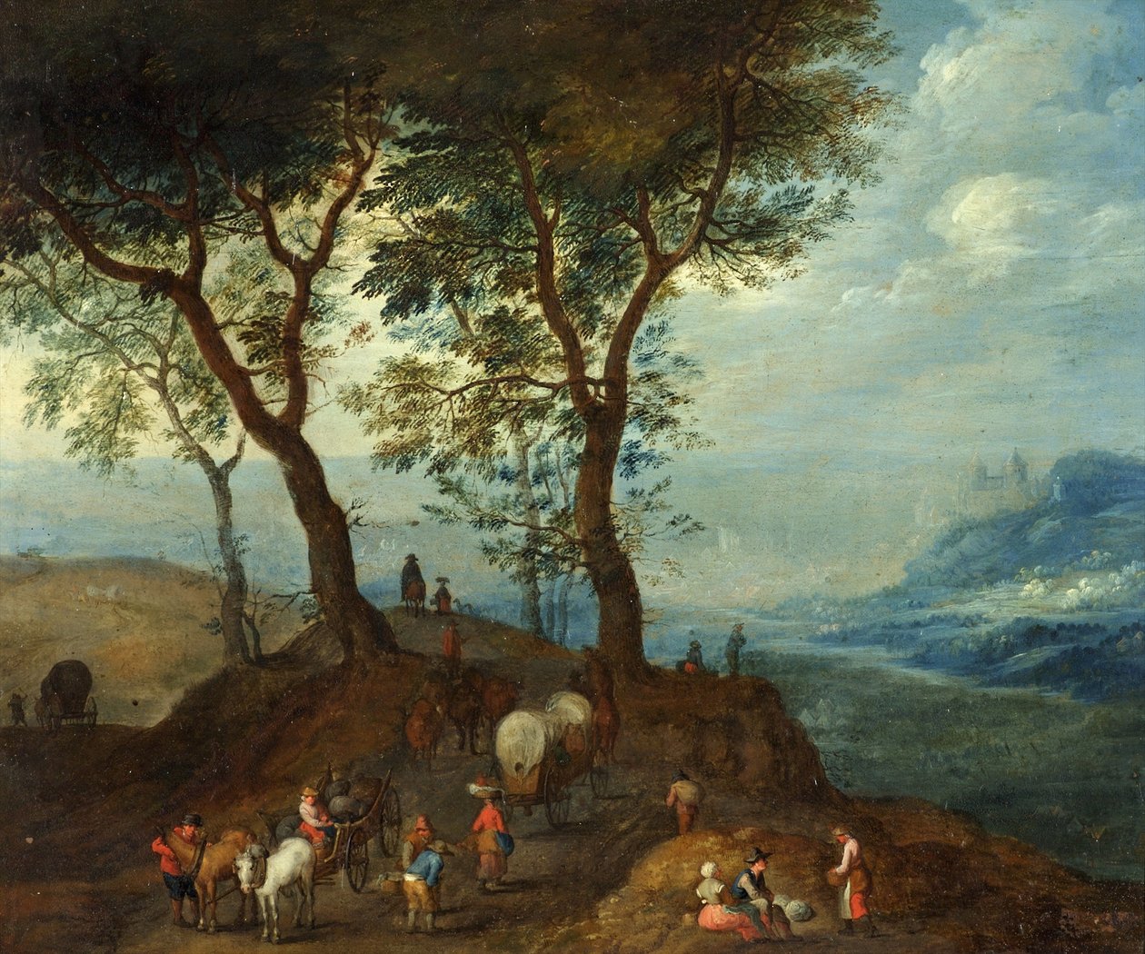 Krajina s rolníky od Pieter Brueghel the Younger