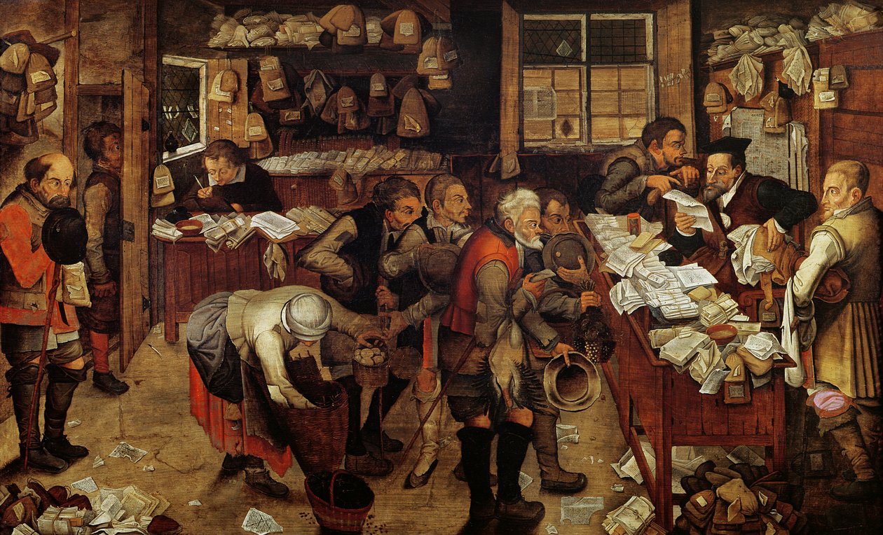 Vesnický právník, 1621 od Pieter Brueghel the Younger