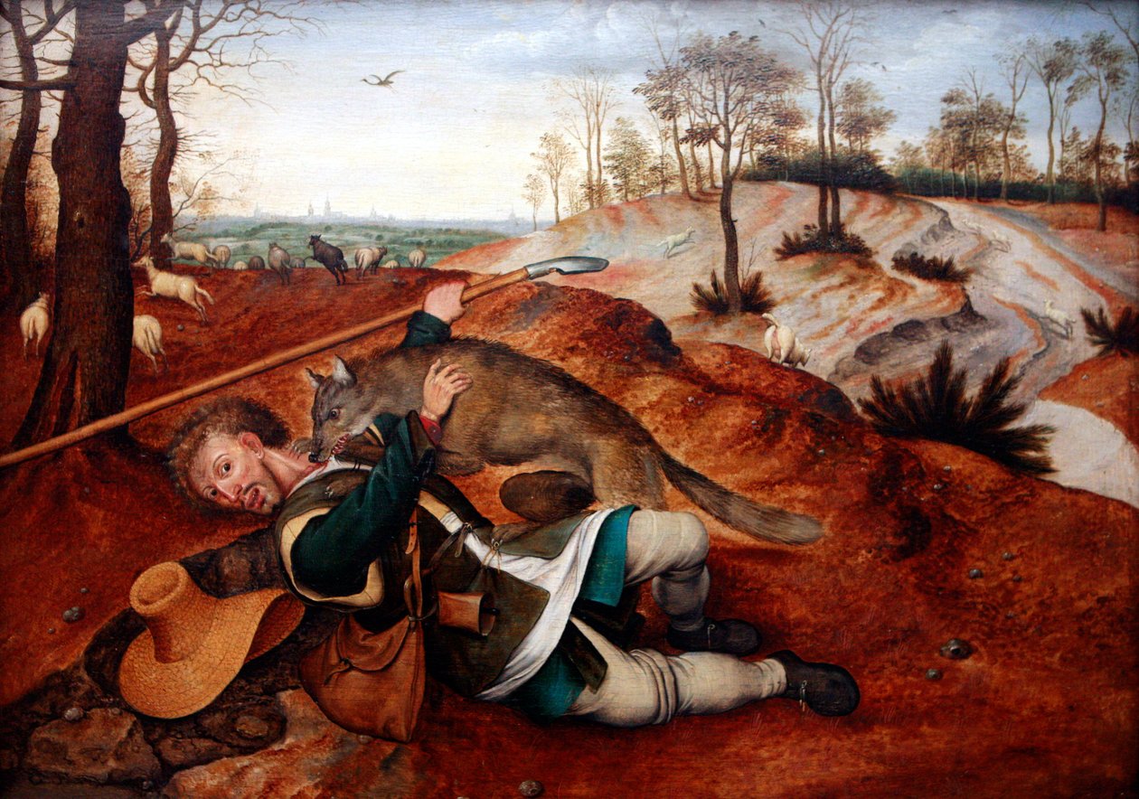 Dobrý pastýř od Pieter Brueghel the Younger