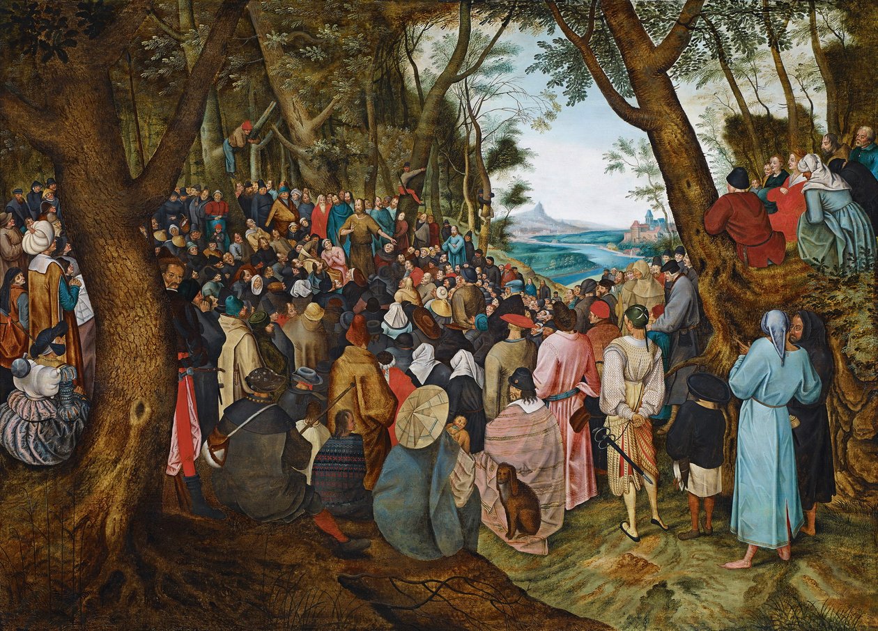 Kázání svatého Jana Křtitele od Pieter Brueghel the Younger