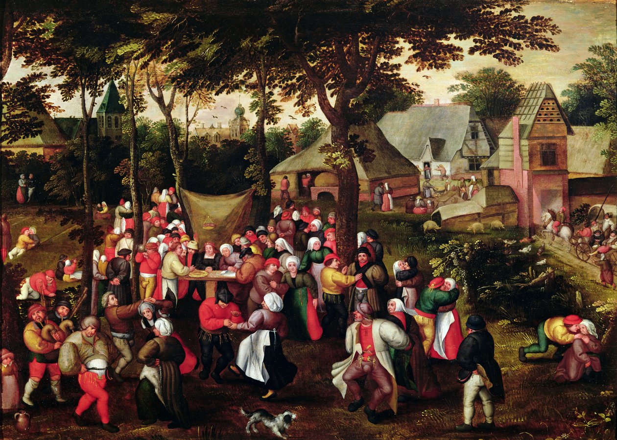 Svatební hostina od Pieter Brueghel the Younger