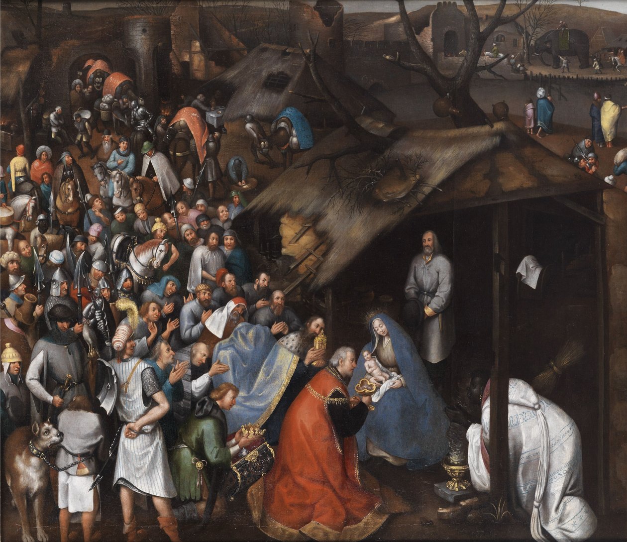 Workshop Klanění dítěte od Pieter Brueghel the Younger