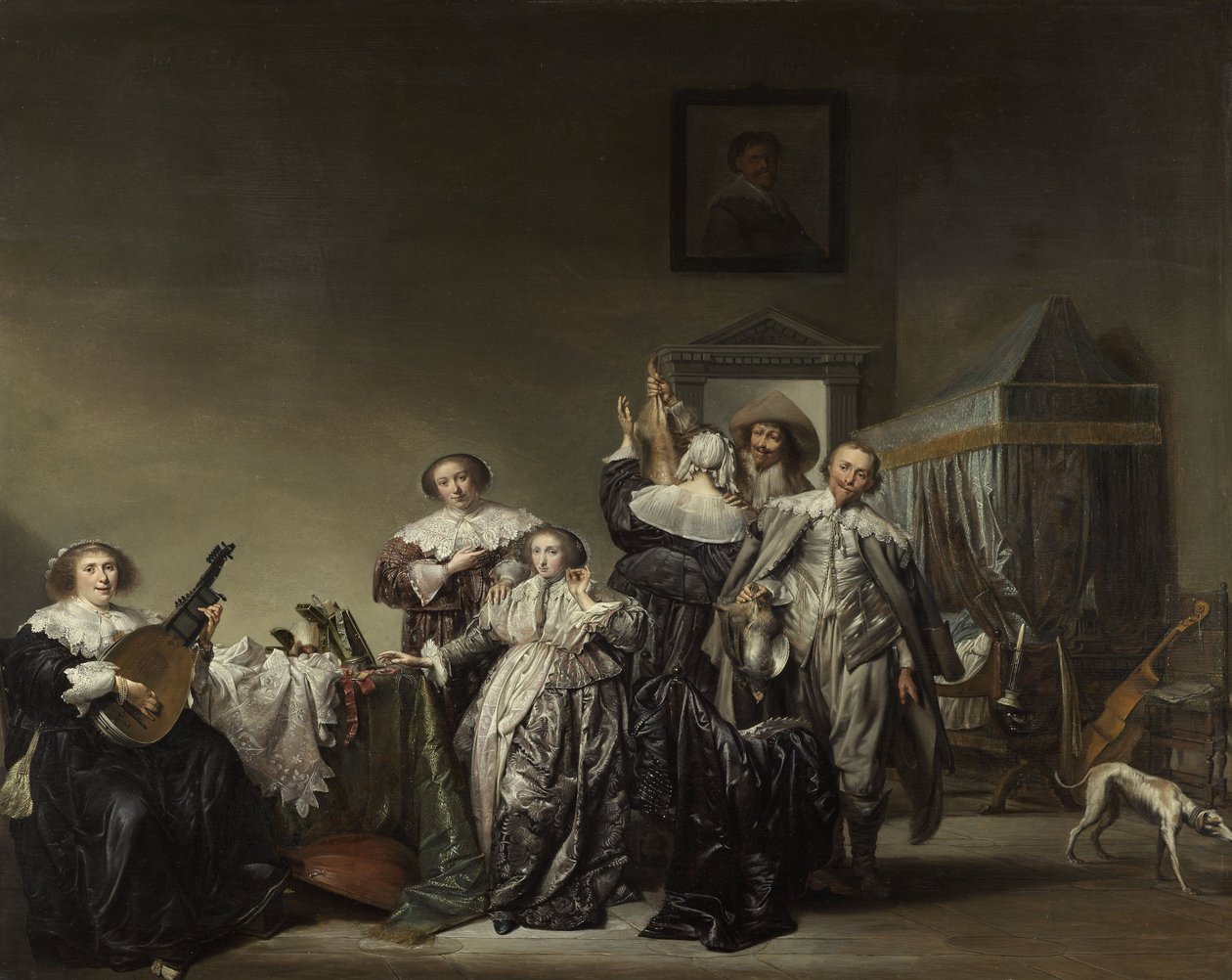 Společnost Gallant, 1633 od Pieter Codde