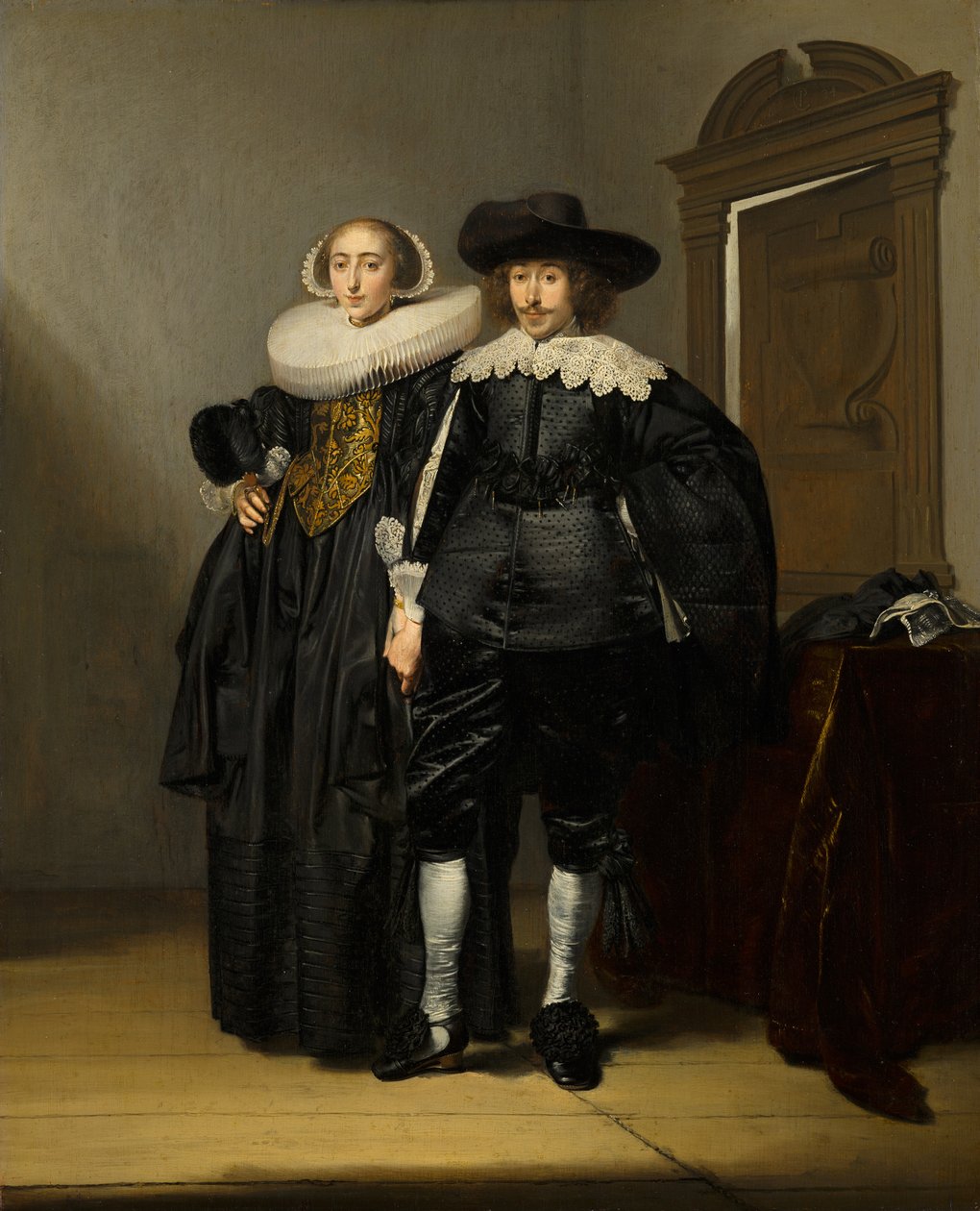 Portrét manželského páru od Pieter Codde