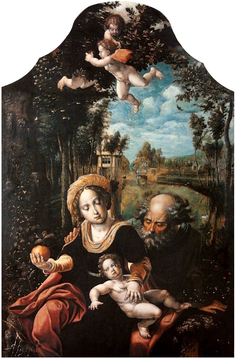 Svatá rodina. od Pieter Coecke van Aelst
