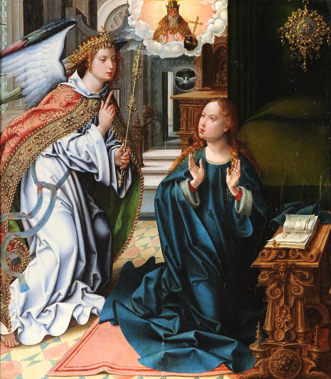 Zvěstování od Pieter Coecke van Aelst