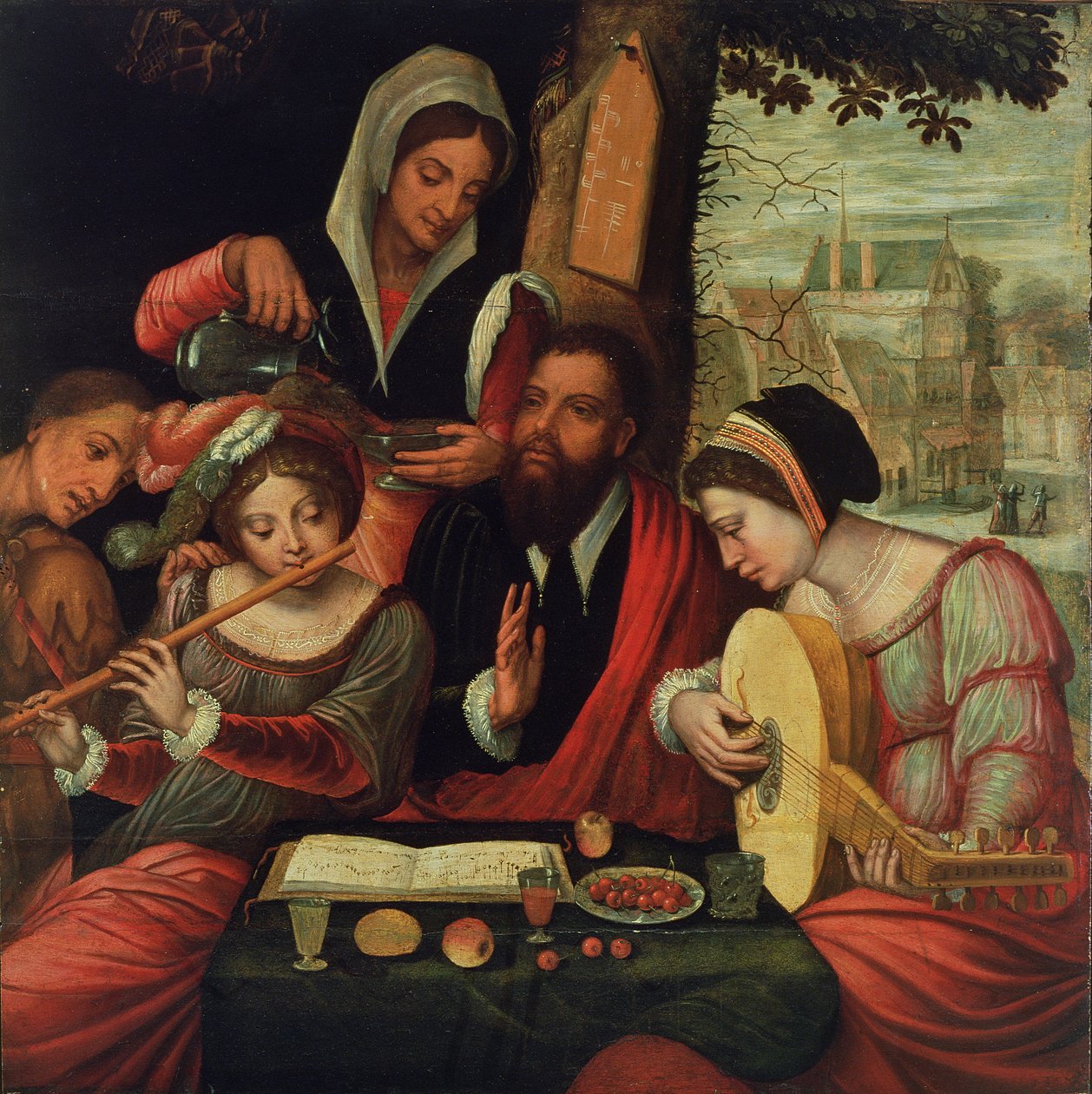 Hudební večírek od Pieter Coecke van Aelst