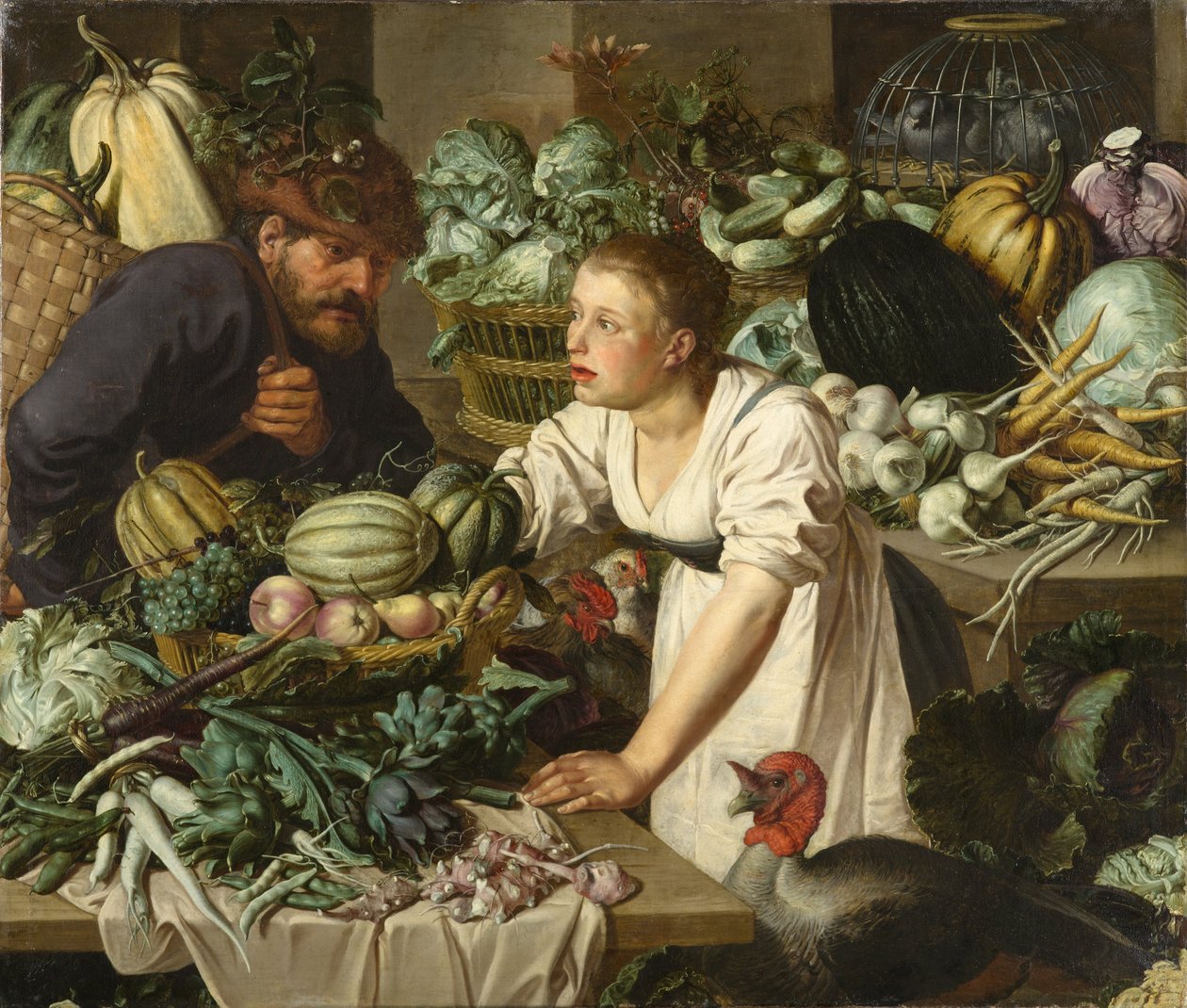 Zátiší se dvěma postavami od Pieter Cornelisz van Rijck  