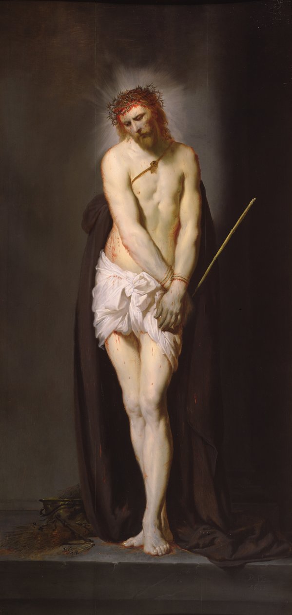 Kristus u sloupu, 1632 (panel) od Pieter Fransz de Grebber