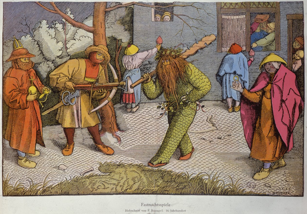 Rychlé noční hry od Pieter III attr. to Brueghel
