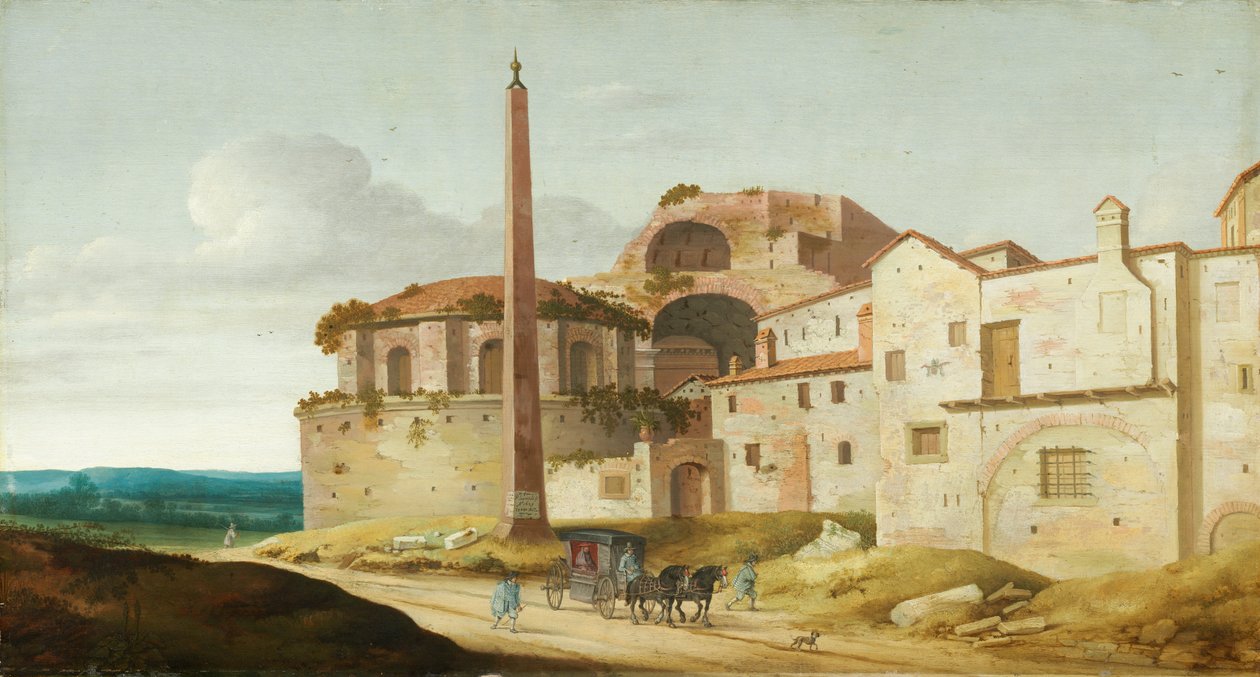 Kostel Santa Maria della Febbre, Řím od Pieter Janszoon Saenredam
