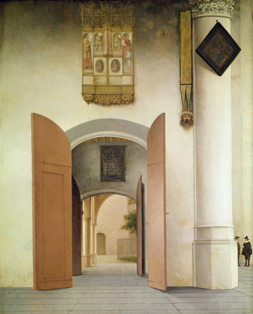 Kostel St. Laurens, Alkmaar, 1661 od Pieter Janszoon Saenredam