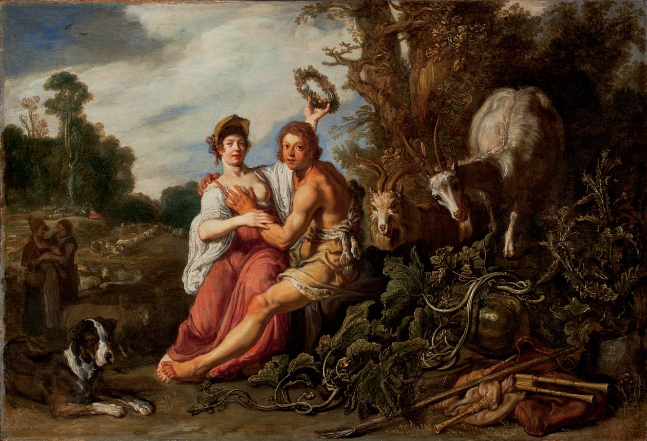 Paříž a Oenone, 1619 od Pieter Lastman