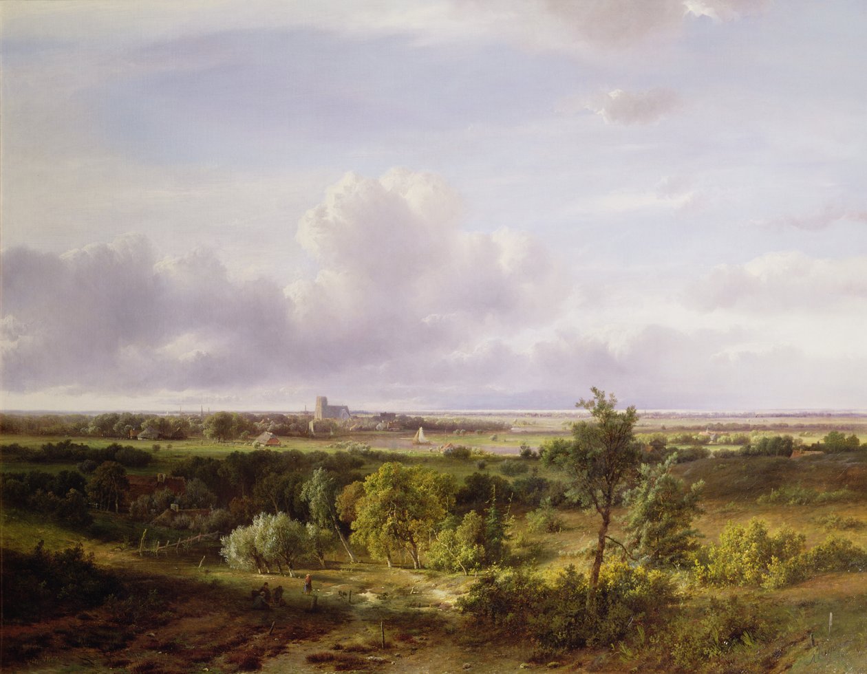Nizozemská krajina, 19. století od Pieter Lodewijk Francisco Kluyver