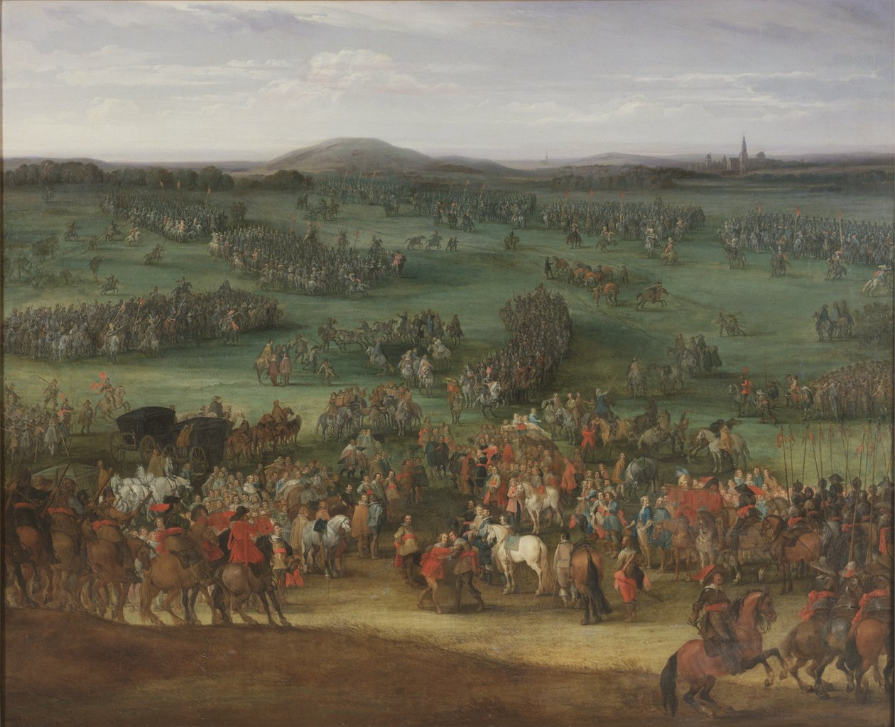 Bitva u Nordlingenu II, asi 1634 od Pieter Meulener