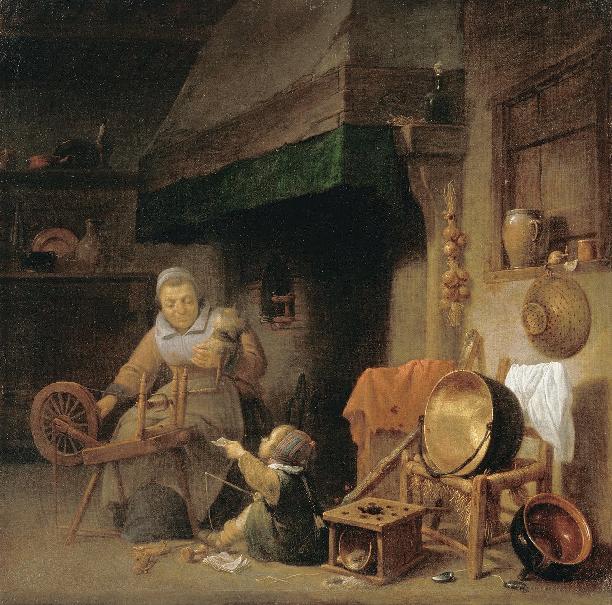 Žena se točí od Pieter de Nys