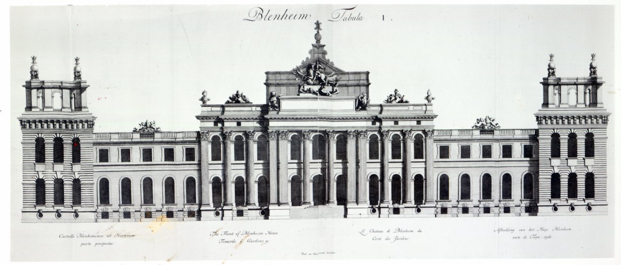 Blenheimský palác od Pieter Stevens van Gunst