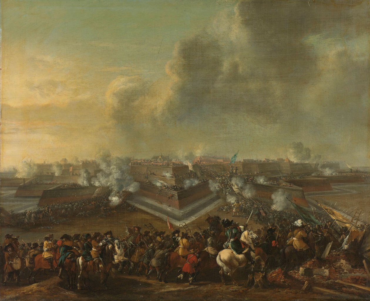 Útok na město Coevorden dne 30. prosince 1672 od Pieter Wouwermans or Wouwerman