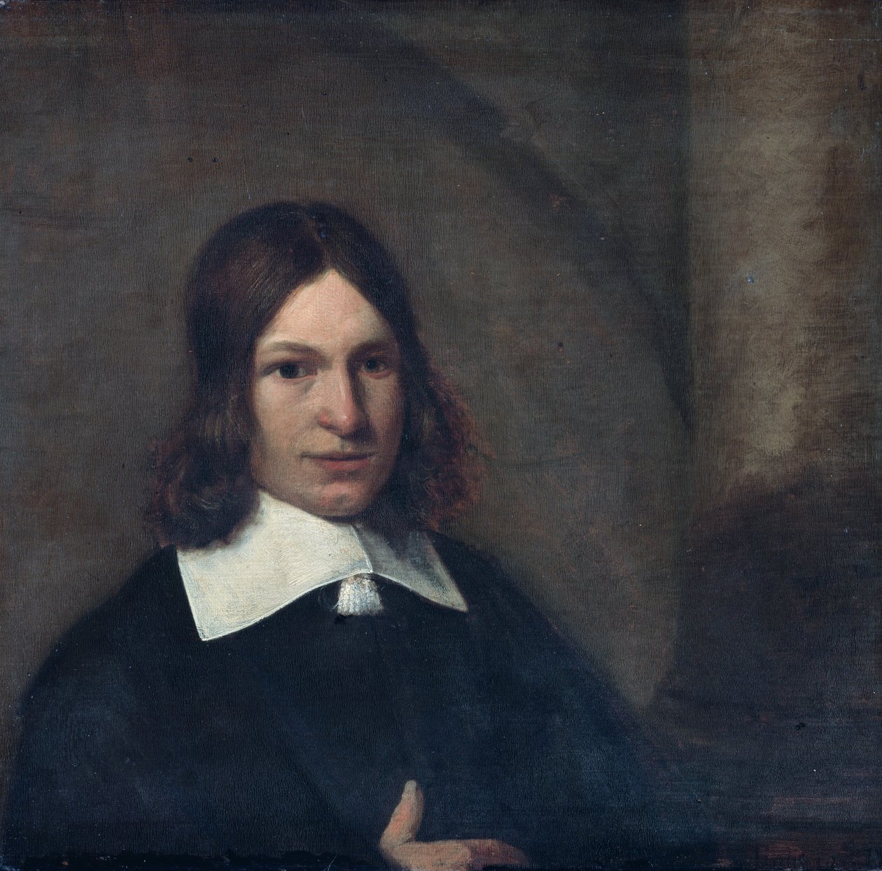 Portrét 19letého muže, možná autoportrét od Pieter de Hooch