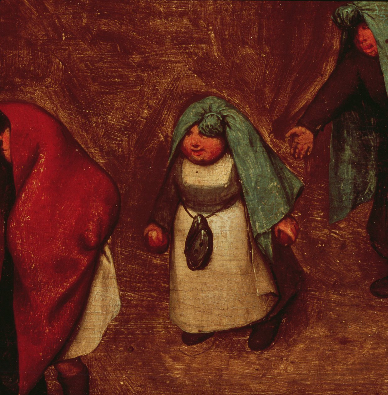 Dětské hry, detail levé části, 1560 od Pieter Bruegel the Elder