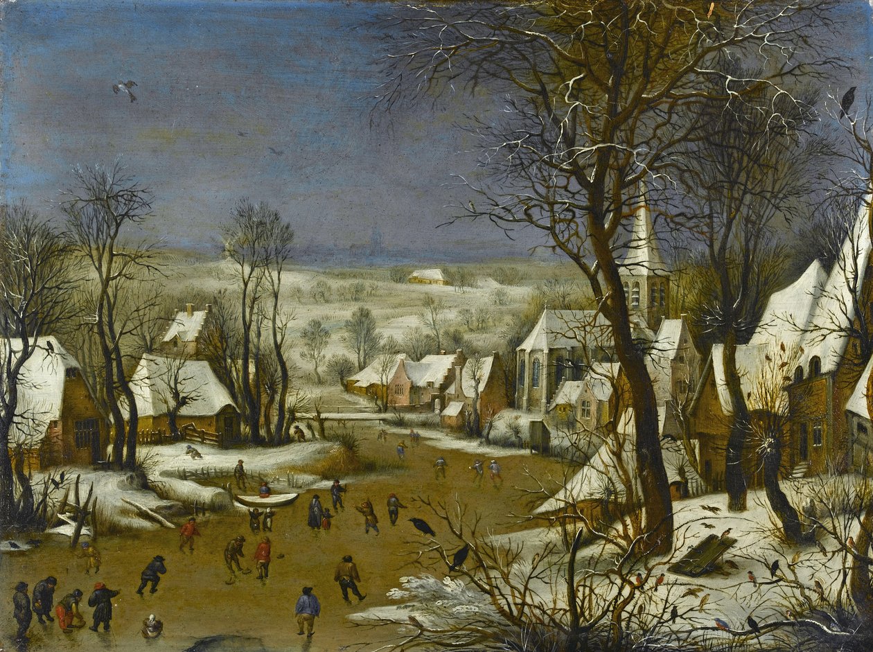 The Bird Past (olej na mědi) od Pieter Bruegel the Elder