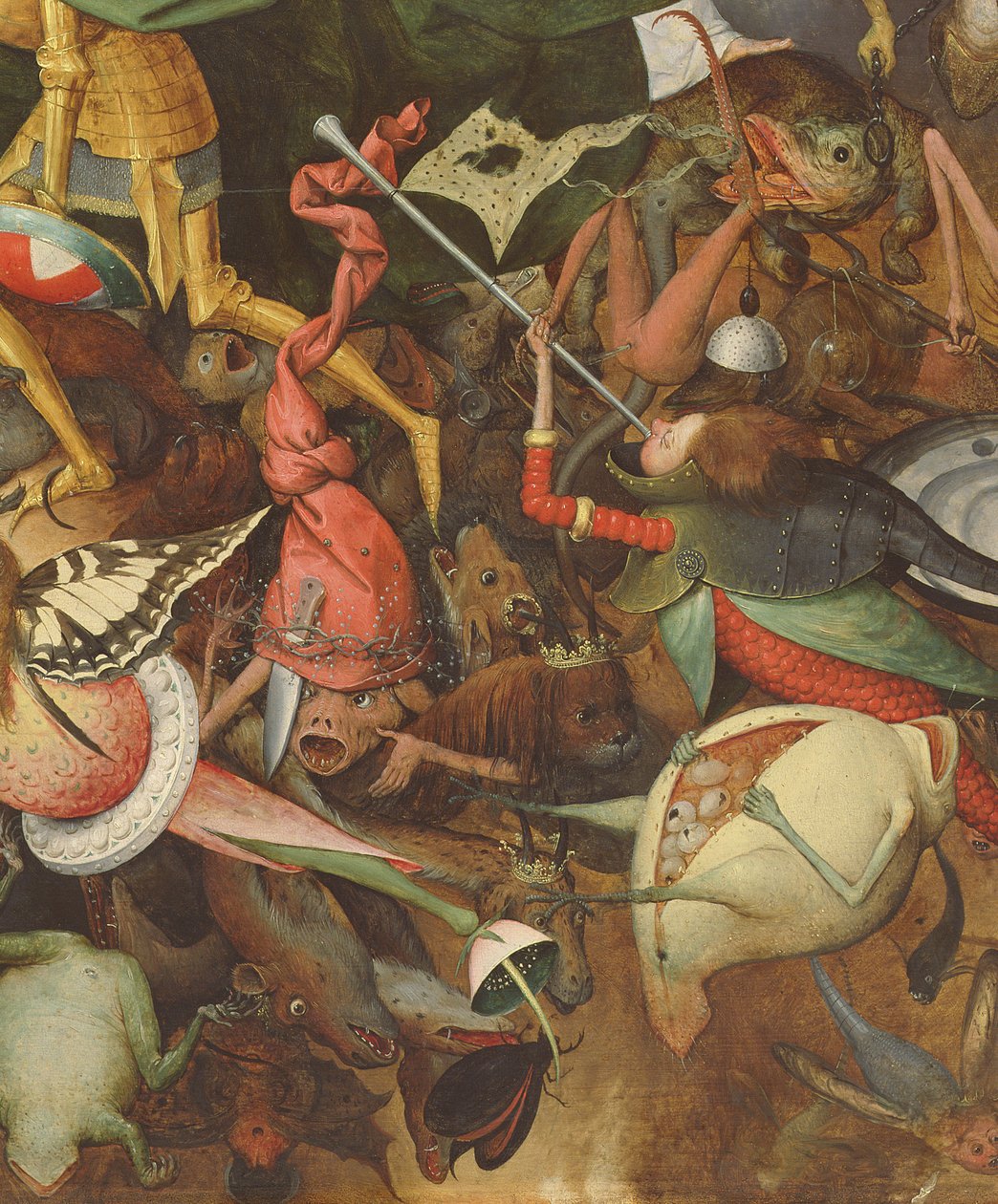 Pád rebelských andělů, 1562 (detail 74037) od Pieter Bruegel the Elder