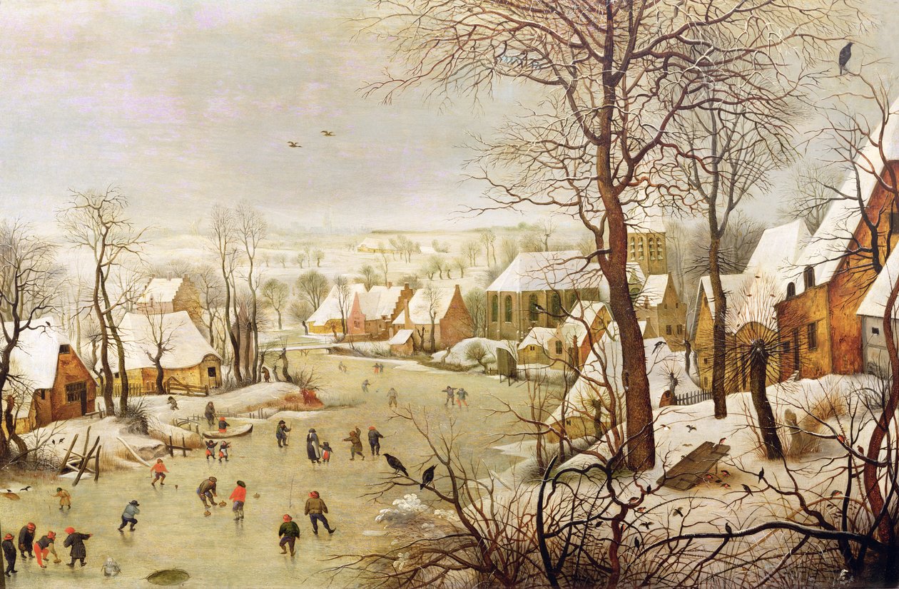 Past na ptáky od Pieter Brueghel the Younger