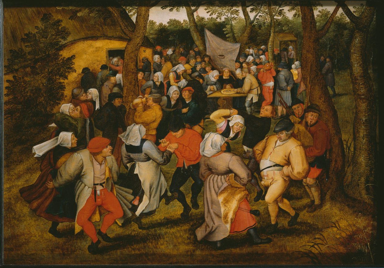 Svatební tanec pod širým nebem, 1610 (viz také 346632) od Pieter Brueghel the Younger
