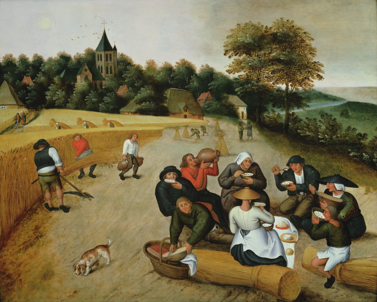 Léto od Pieter Brueghel the Younger