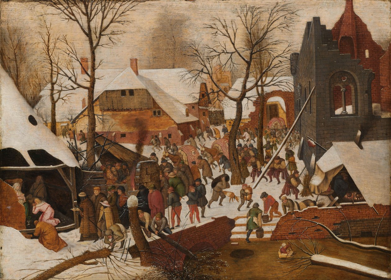 Klanění tří králů, 1590-1638 od Pieter Brueghel the Younger