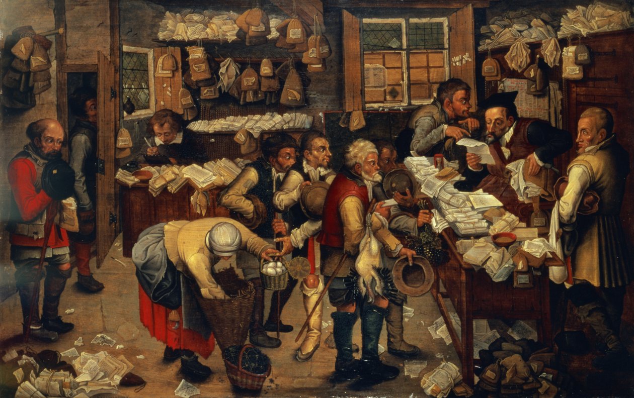 Vymáhání nájemného od Pieter Brueghel the Younger