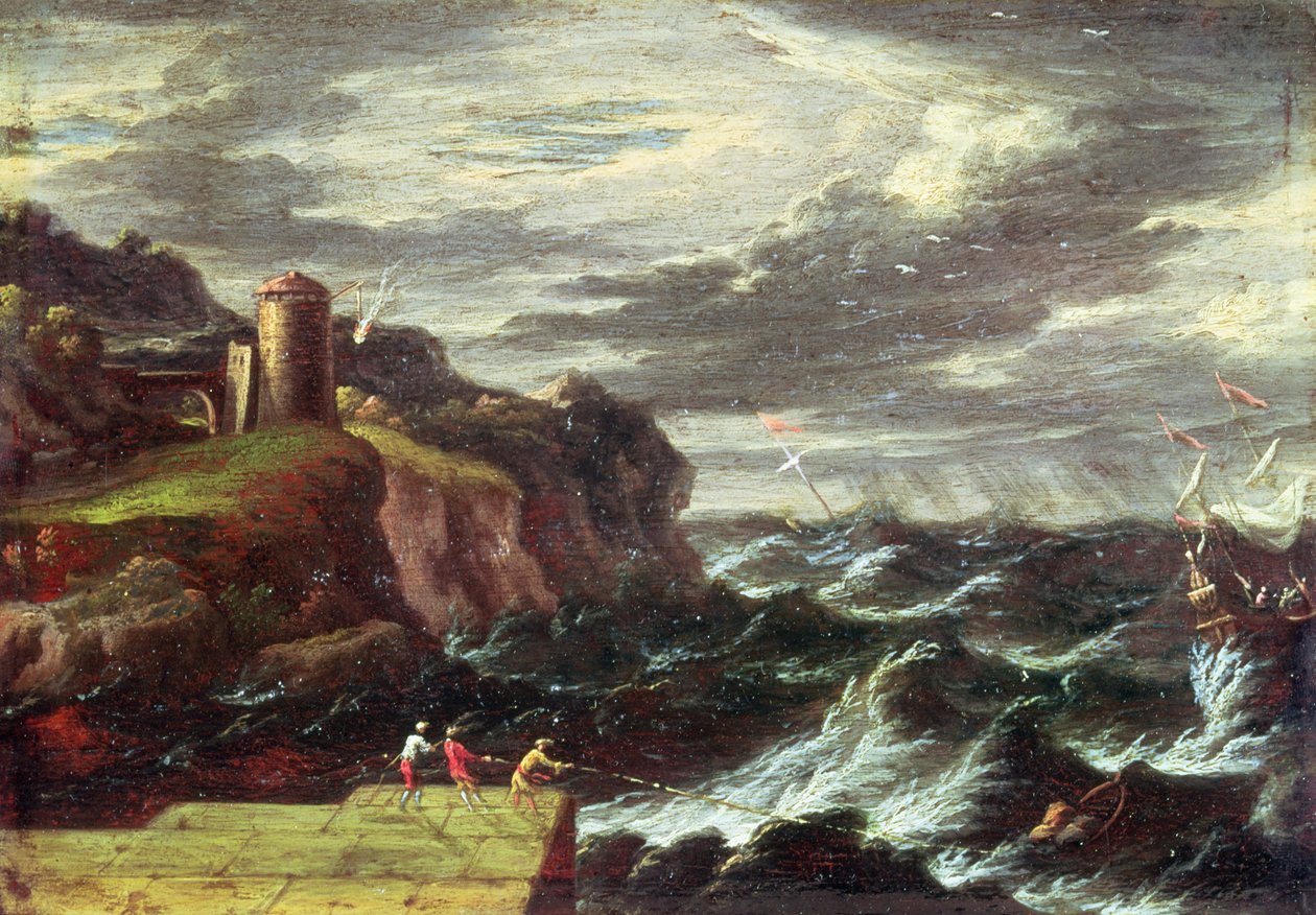 St. Paul přijíždějící na Maltu od Pieter the Younger Mulier