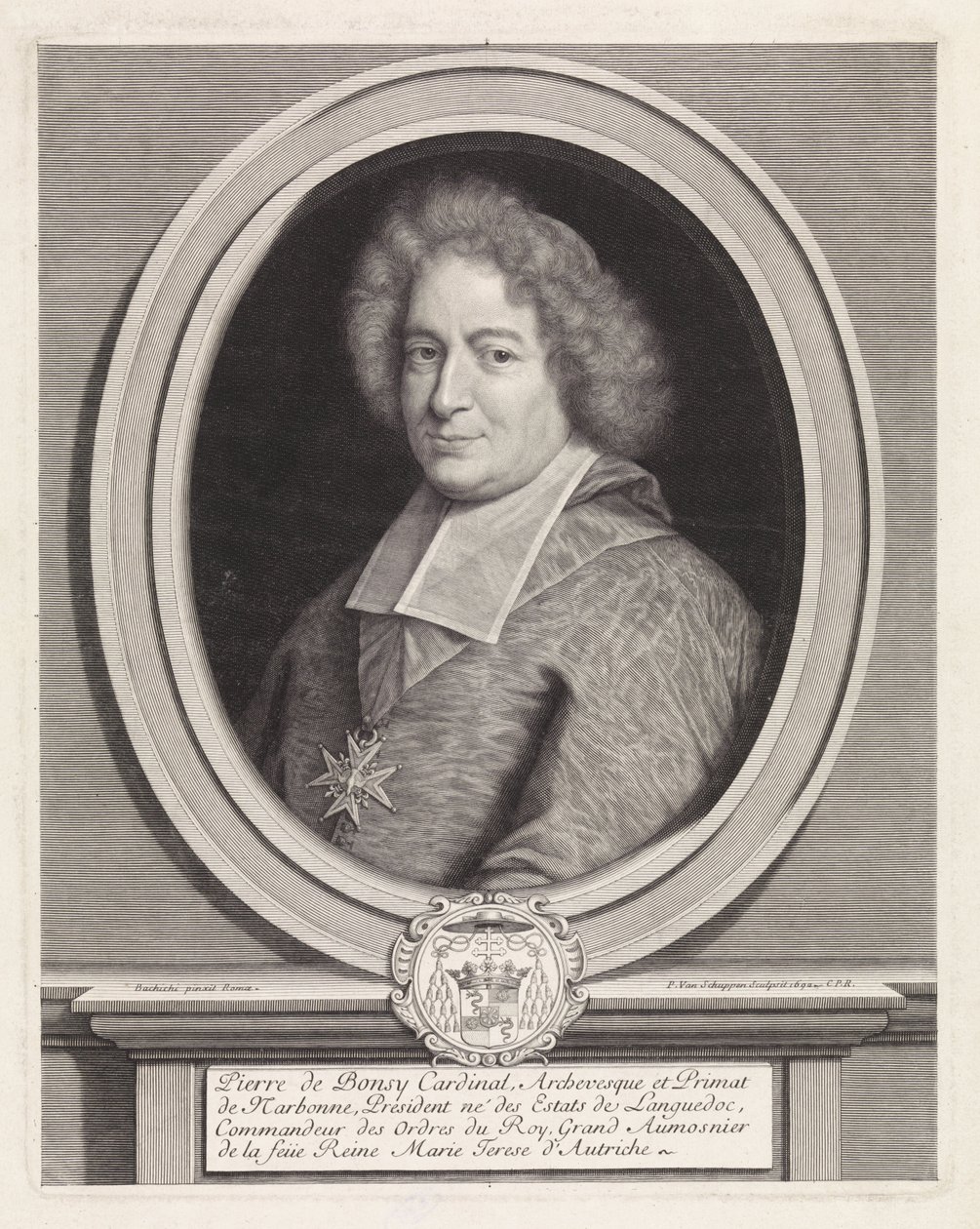 Portrét Pierra de Bonzi od Pieter van Schuppen