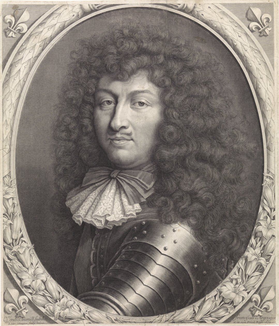 Portrét francouzského Ludvíka XIV od Pieter van Schuppen