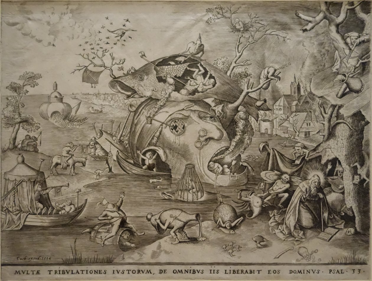Pokušení svatého Antonína od Pieter van der Heyden