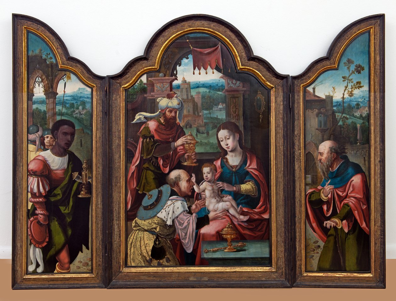 Klanění mudrců, asi 1530-80 (olej na desce) od Pieter (& workshop) Coecke van Aelst