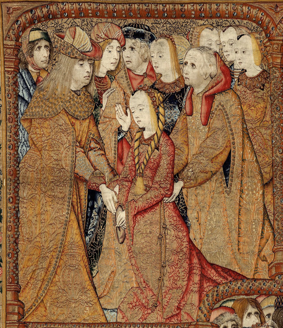 Triumphs of the Mother of God or Golden Sparrows, c.1500-02 (tapisérie) od Pieter (attr. to) Coecke van Aelst