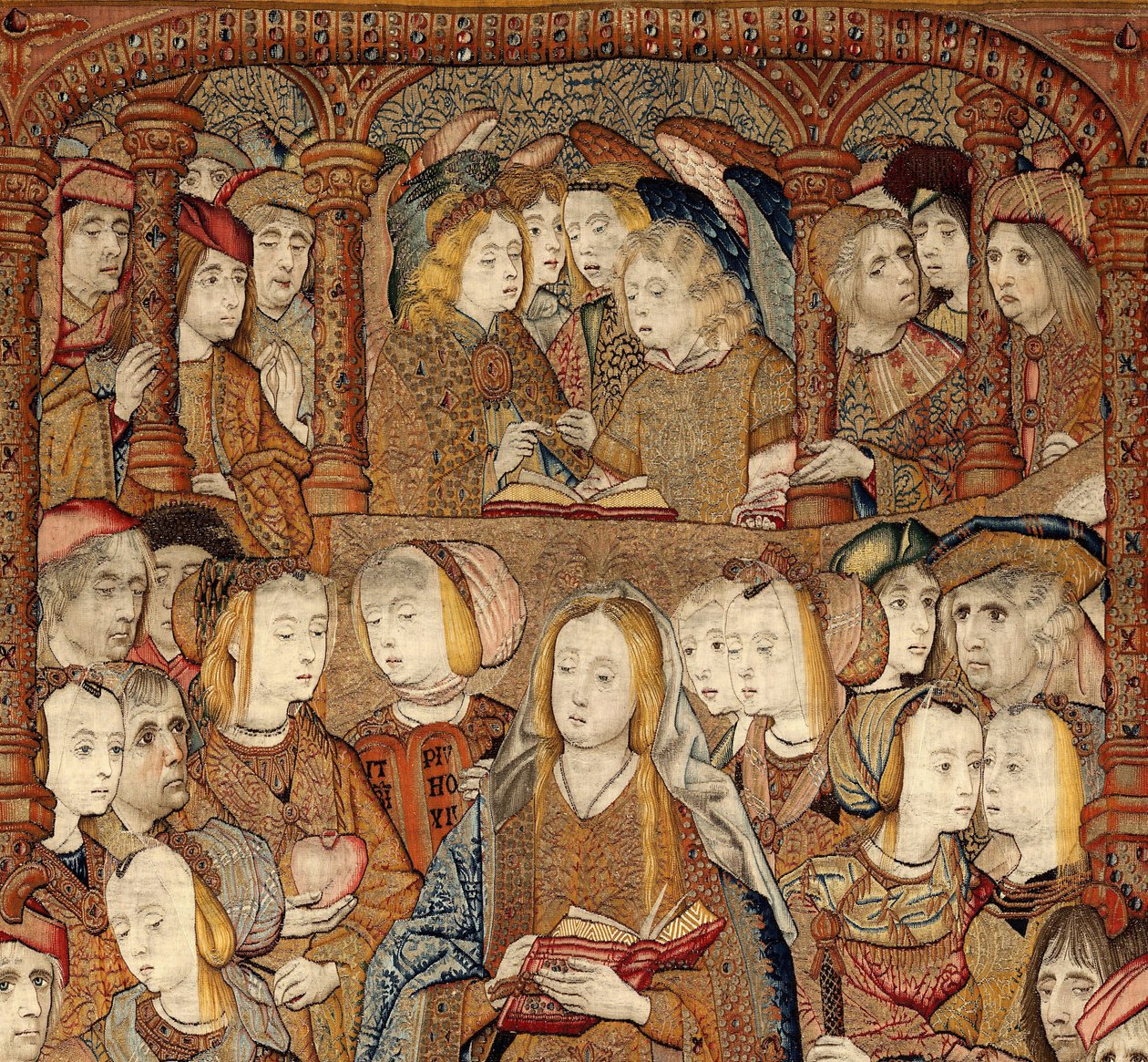 Triumphs of the Mother of God or Golden Sparrows, c.1500-02 (tapisérie) od Pieter (attr. to) Coecke van Aelst