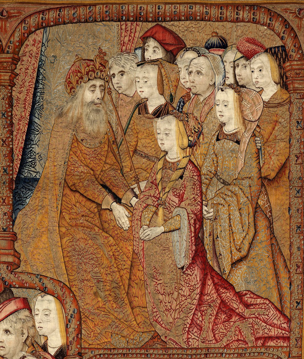 Triumphs of the Mother of God or Golden Sparrows, c.1500-02 (tapisérie) od Pieter (attr. to) Coecke van Aelst