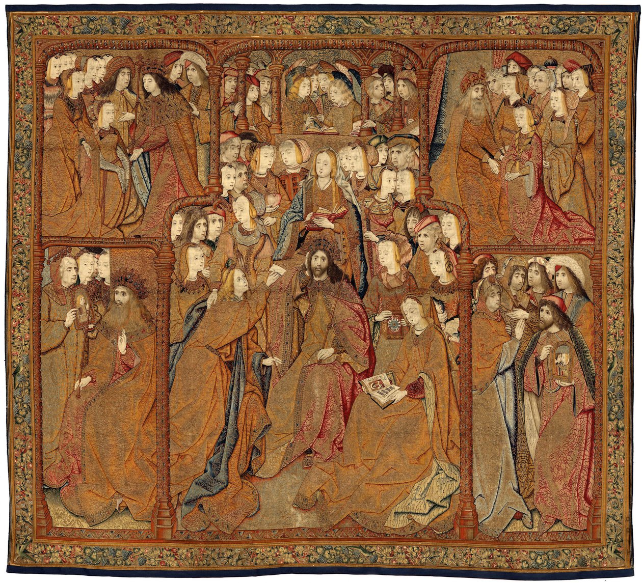 Triumphs of the Mother of God or Golden Sparrows, c.1500-02 (tapisérie) od Pieter (attr. to) Coecke van Aelst