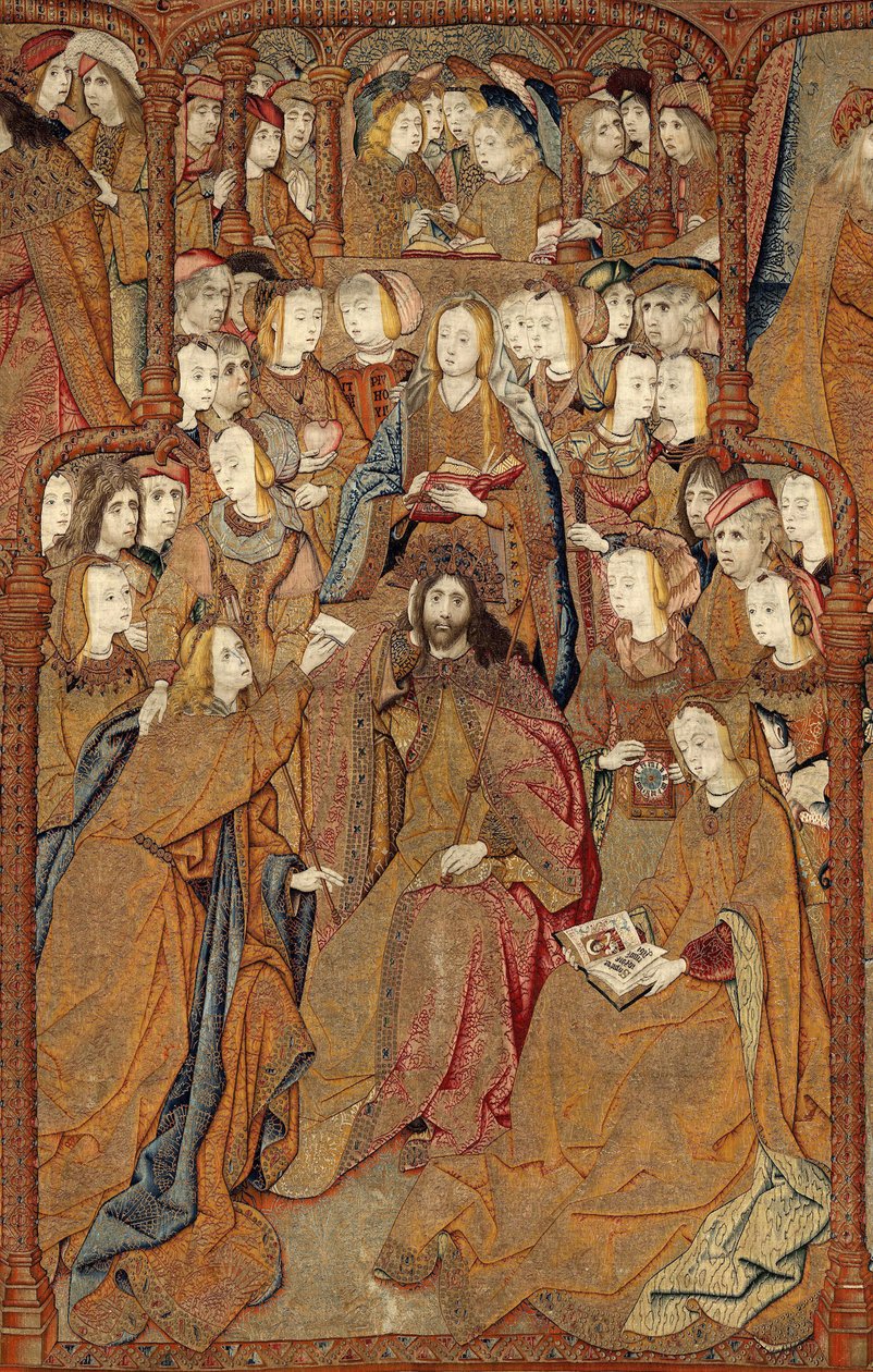 Triumphs of the Mother of God or Golden Sparrows, c.1500-02 (tapisérie) od Pieter (attr. to) Coecke van Aelst